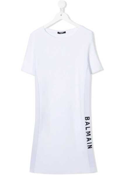 Rochii casual Balmain Logo Dress WHITE Fete (BM 15716684) 1