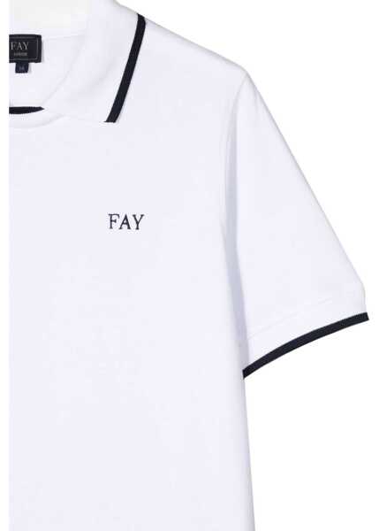 Tricouri Polo Fay Polo WHITE Baieti (BM 15716753) 3