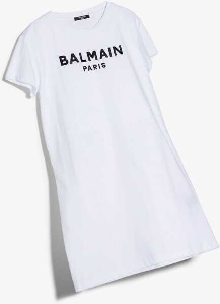 Rochii casual Balmain Dress With Logo WHITE Fete (BM 15716831) 2