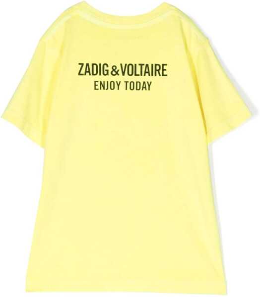 Tricouri Zadig & Voltaire Short-Sleeved T-Shirt YELLOW Baieti (BM 15716918) 2