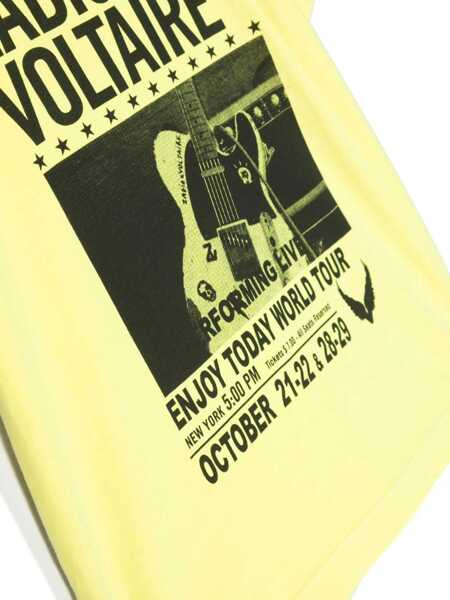 Tricouri Zadig & Voltaire Short-Sleeved T-Shirt YELLOW Baieti (BM 15716918) 3