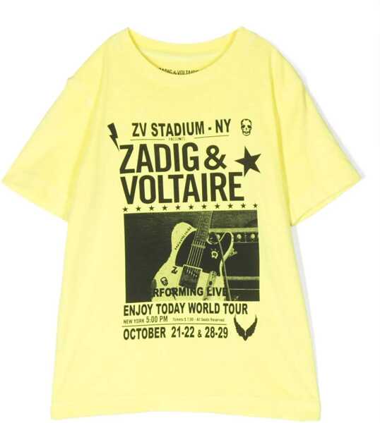 Tricouri Zadig & Voltaire Short-Sleeved T-Shirt YELLOW Baieti (BM 15716918) 1