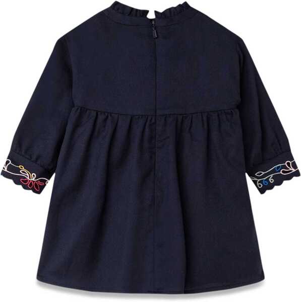 Rochii casual Chloe Flower Embroidery Dress BLUE Fete (BM 15716966) 2