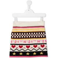Fuste casual N°21 Allover Jacquard Knit Skirt