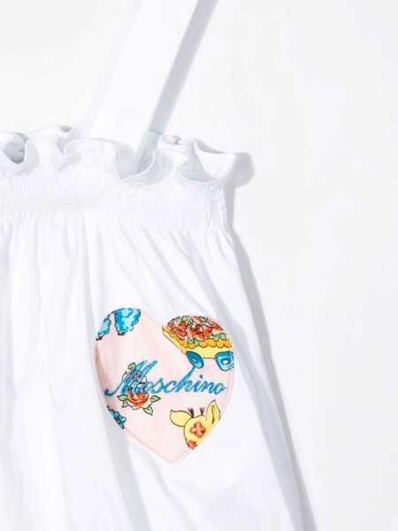 Costume Moschino ShortHat WHITE Baieti (BM 15717065) 4