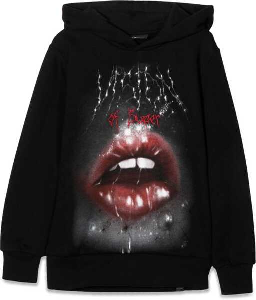 Bluze de trening Vision of Super Hoodie Rock Mouth Print BLACK Fete (BM 15717113) 1