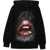 Vision of Super Hoodie Rock Mouth Print BLACK