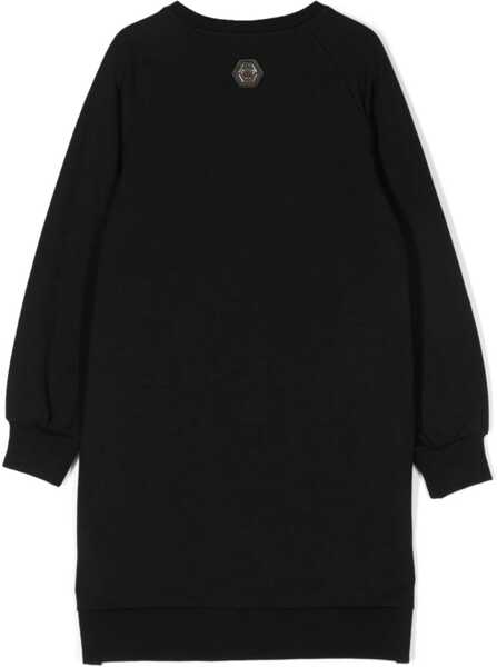 Rochii casual Philipp Plein Long Sleeve Dress Bear BLACK Fete (BM 15717140) 2