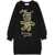 Philipp Plein Long Sleeve Dress Bear BLACK
