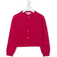 Cardigane Buttoned Crew Neck Cardigan Fete