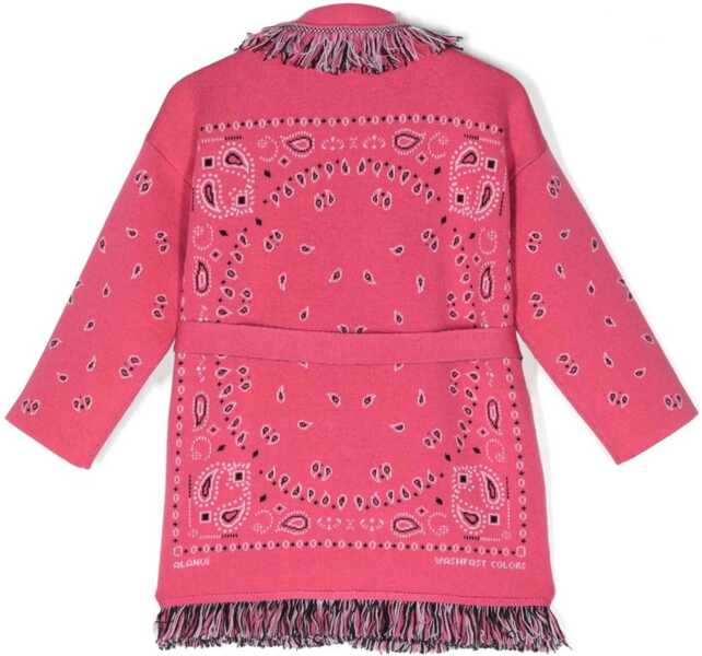 Cardigane ALANUI Jacquard Cardigan FUCHSIA Fete (BM 15717500) 2