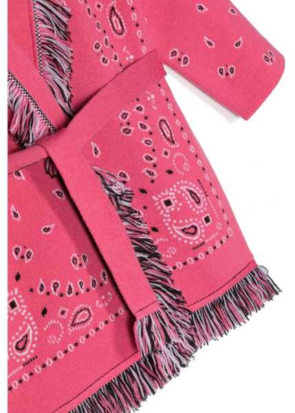 Cardigane ALANUI Jacquard Cardigan FUCHSIA Fete (BM 15717500) 3