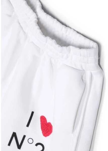Pantaloni scurti N21 Shorts I Love N21 WHITE Fete (BM 15717545) 3