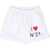 N&deg;21 Shorts I Love N21 WHITE