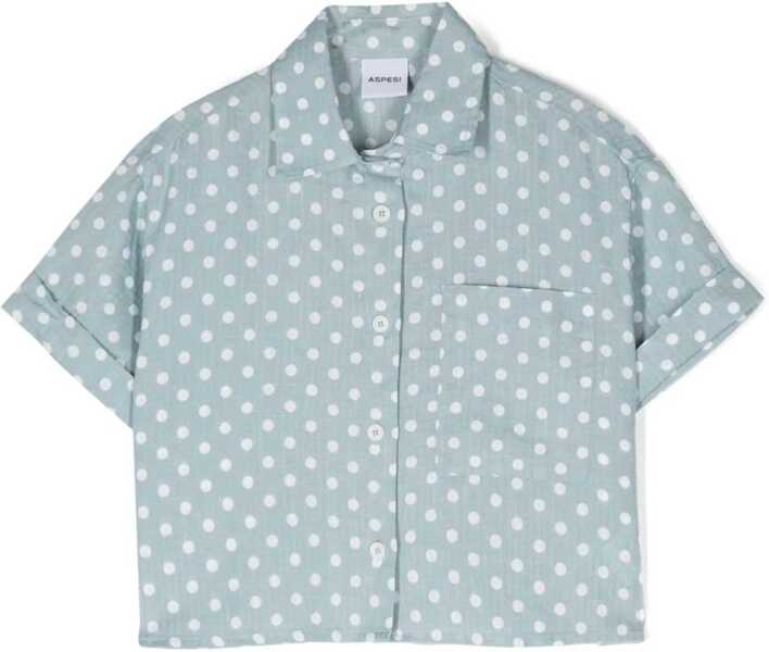 Camasi casual Aspesi Short Sleeve Shirt GREEN Fete (BM 15717593) 1