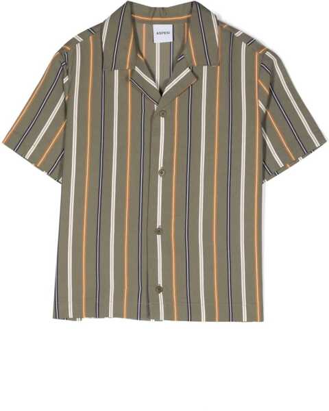 Camasi casual Aspesi Short Sleeve Shirt GREEN Baieti (BM 15717620) 1