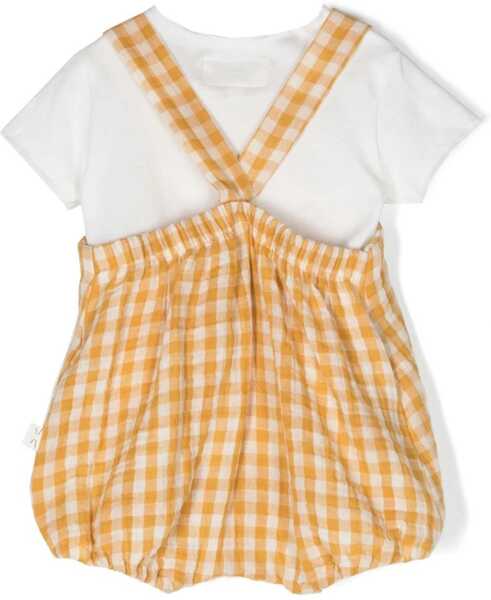 Tricouri TEDDY & MINOU Checkered Romper With T-Shirt MULTICOLOUR Baieti (BM 15717656) 2