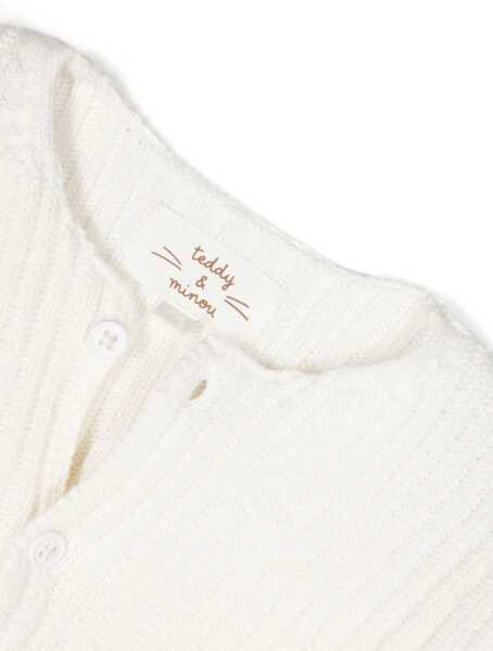 Cardigane TEDDY & MINOU Cardigan WHITE Baieti (BM 15717662) 3