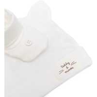 Costume pentru Baieti - Costume TEDDY & MINOU Bonnet And Booties Set WHITE Baieti (BM 15717674) - B-mall.ro