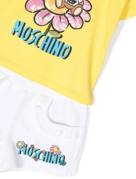 Tricouri Moschino T-Shirt And Shorts Set WHITE Fete (BM 15717692) 3
