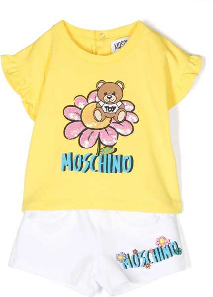 Tricouri Moschino T-Shirt And Shorts Set WHITE Fete (BM 15717692) 1