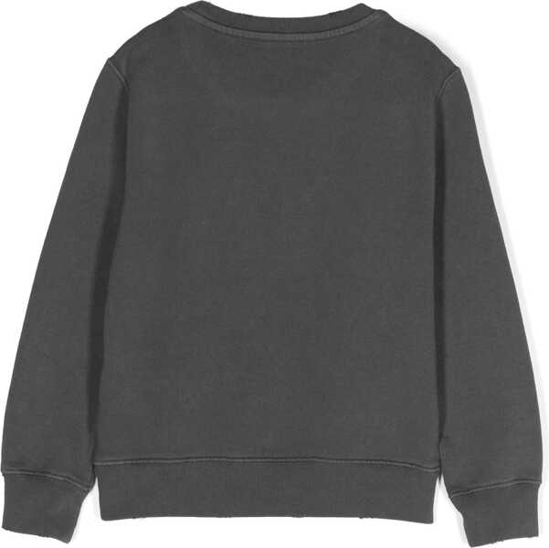 Hanorace Golden Goose Crewneck Sweatshirt With Crystals CHARCOAL Fete (BM 15717785) 2