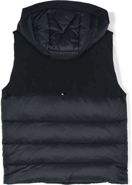 Veste casual Tommy Hilfiger Hooded Vest BLUE Baieti (BM 15717980) 2