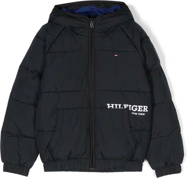 Jachete Tommy Hilfiger Logo Padded Jacket BLUE Baieti (BM 15718019) 1