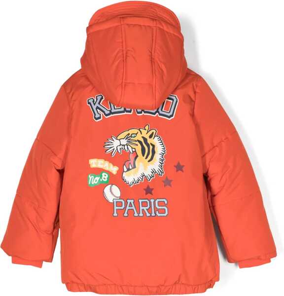 Geci de iarna Kenzo Down Jacket With Hood ORANGE Baieti (BM 15718112) 2