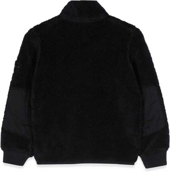 Hanorace Stone Island Zip Sweatshirt. BLUE Baieti (BM 15718313) 2