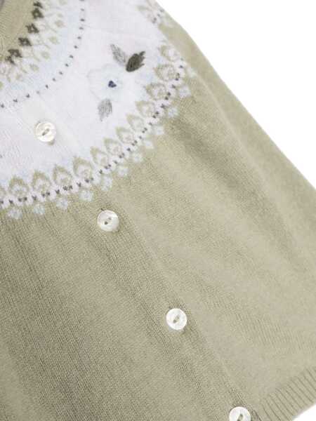 Pulovere casual Tartine et Chocolat Cardigan18 Vest GREEN Fete (BM 15718415) 3