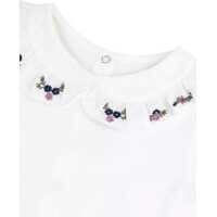 Tricouri Polo pentru Fete - Tricouri Polo Tartine et Chocolat Body3 Polo Sleeves Longues WHITE Fete (BM 15718631) - B-mall.ro