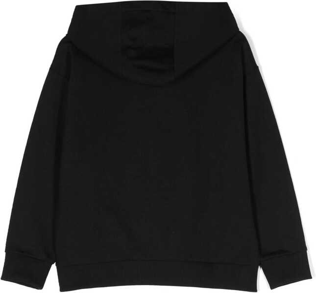 Hanorace Versace Sweatshirt Fleece Very Versace Embroidery BLACK Fete (BM 15718664) 2