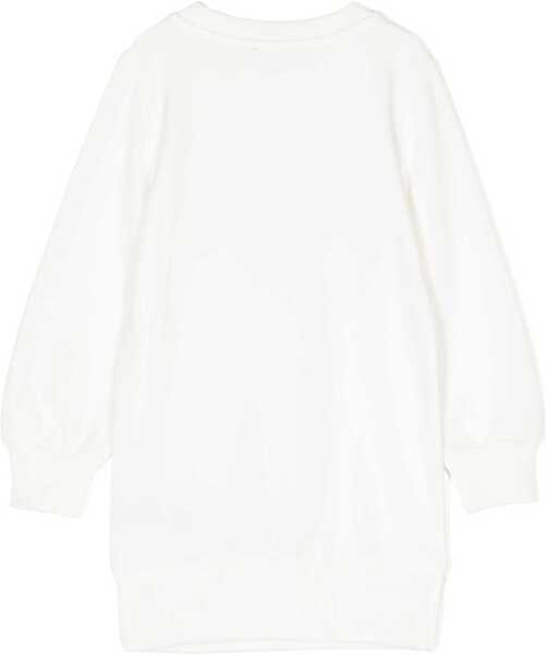 Rochii casual Balmain Sweatshirt Logo Dress WHITE Fete (BM 15718733) 2