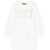 Balmain Sweatshirt Logo Dress WHITE