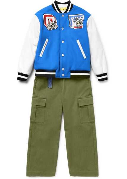 Pantaloni casual Off-White Cargo Pant BLACK Baieti (BM 15718820) 4