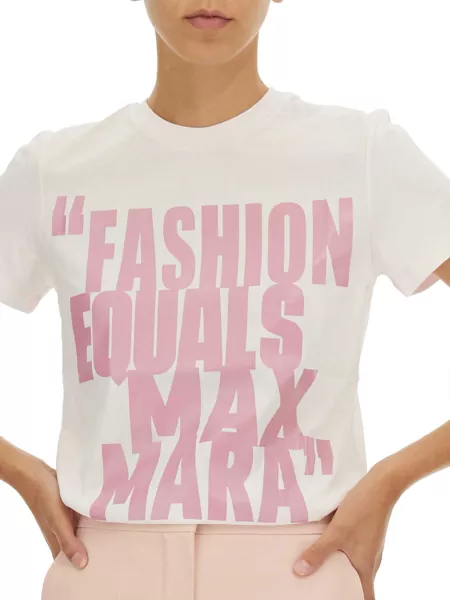 Tricouri Max Mara T-Shirt Fashion Equals PINK Femei (BM 15720137) 4