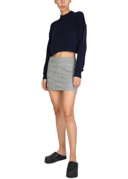 Pulovere Max Mara Wool And Cashmere Crew Neck Sweater BLUE Femei (BM 15720152) 2