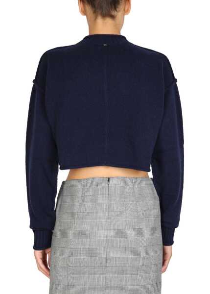 Pulovere Max Mara Wool And Cashmere Crew Neck Sweater BLUE Femei (BM 15720152) 4