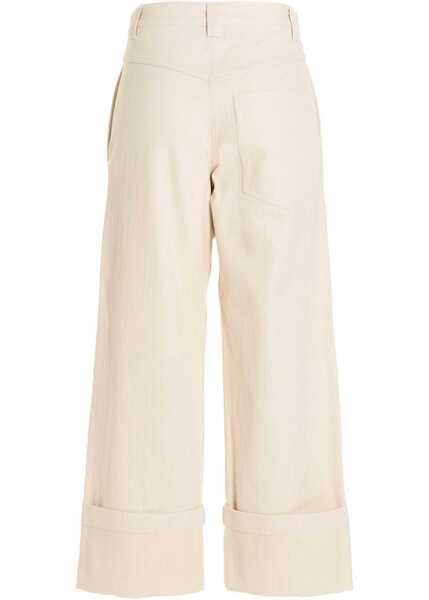 Blugi evazati Moncler Genius Flared Pants WHITE Femei (BM 15720191) 2