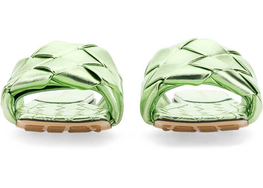 Sandale Bottega Veneta Flat Sandal The Lido GREEN Femei (BM 15720203) 4