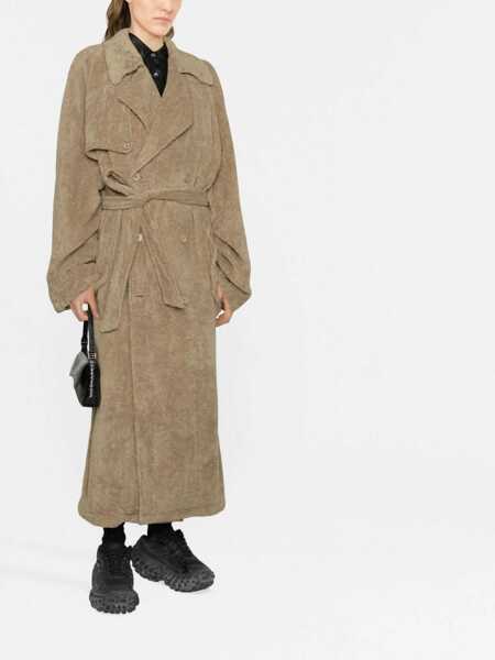 Paltoane Balenciaga Towel Trench Coat BEIGE Femei (BM 15720239) 3