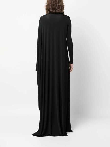 Rochii casual Balenciaga Minimal Maxi Dress BLACK Femei (BM 15720260) 4