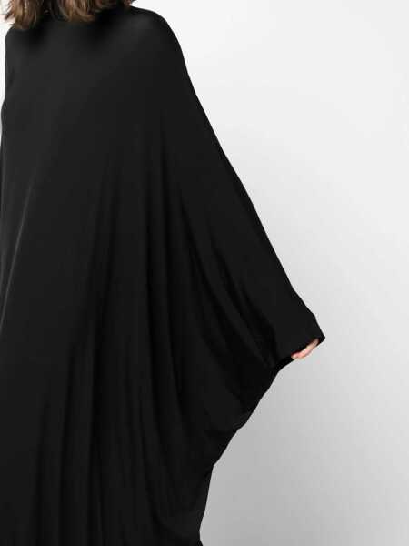 Rochii casual Balenciaga Minimal Maxi Dress BLACK Femei (BM 15720260) 5