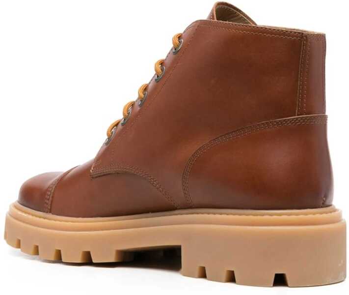 Ghete TODS Leather Boot BROWN Barbati (BM 15720287) 3