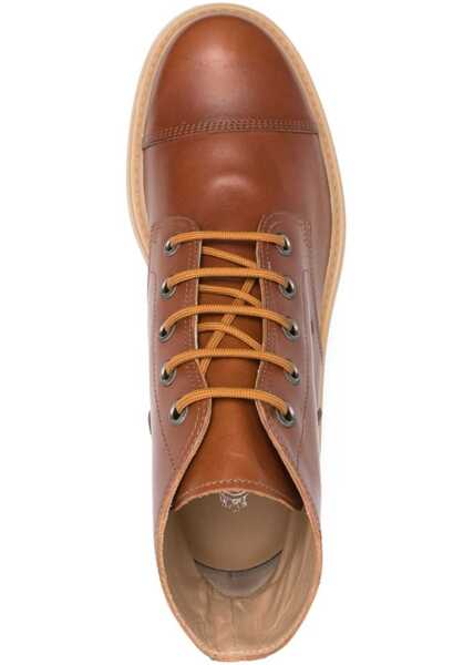 Ghete TODS Leather Boot BROWN Barbati (BM 15720287) 4