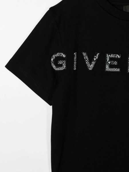 Tricouri Givenchy T-Shirt Logo BLACK Baieti (BM 15720347) 3