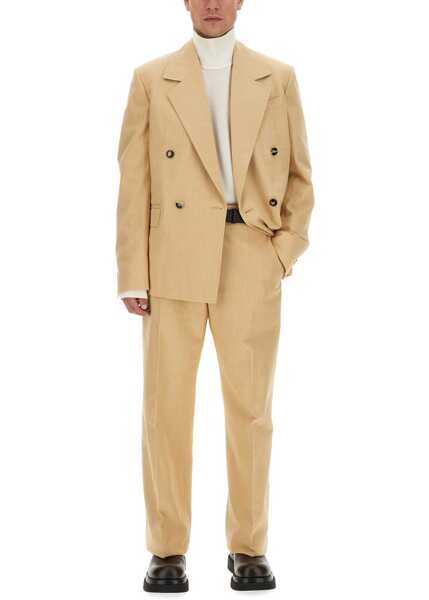 Sacouri Bottega Veneta Double-Breasted Jacket BROWN Barbati (BM 15720425) 2