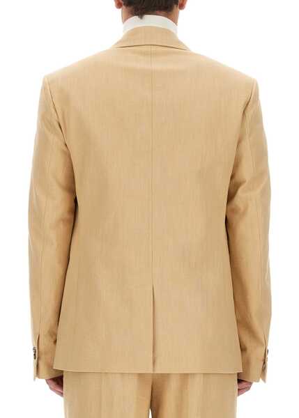 Sacouri Bottega Veneta Double-Breasted Jacket BROWN Barbati (BM 15720425) 3