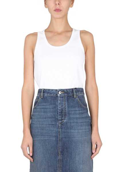 Bluze Bottega Veneta Cotton Tops. WHITE Femei (BM 15720488) 2